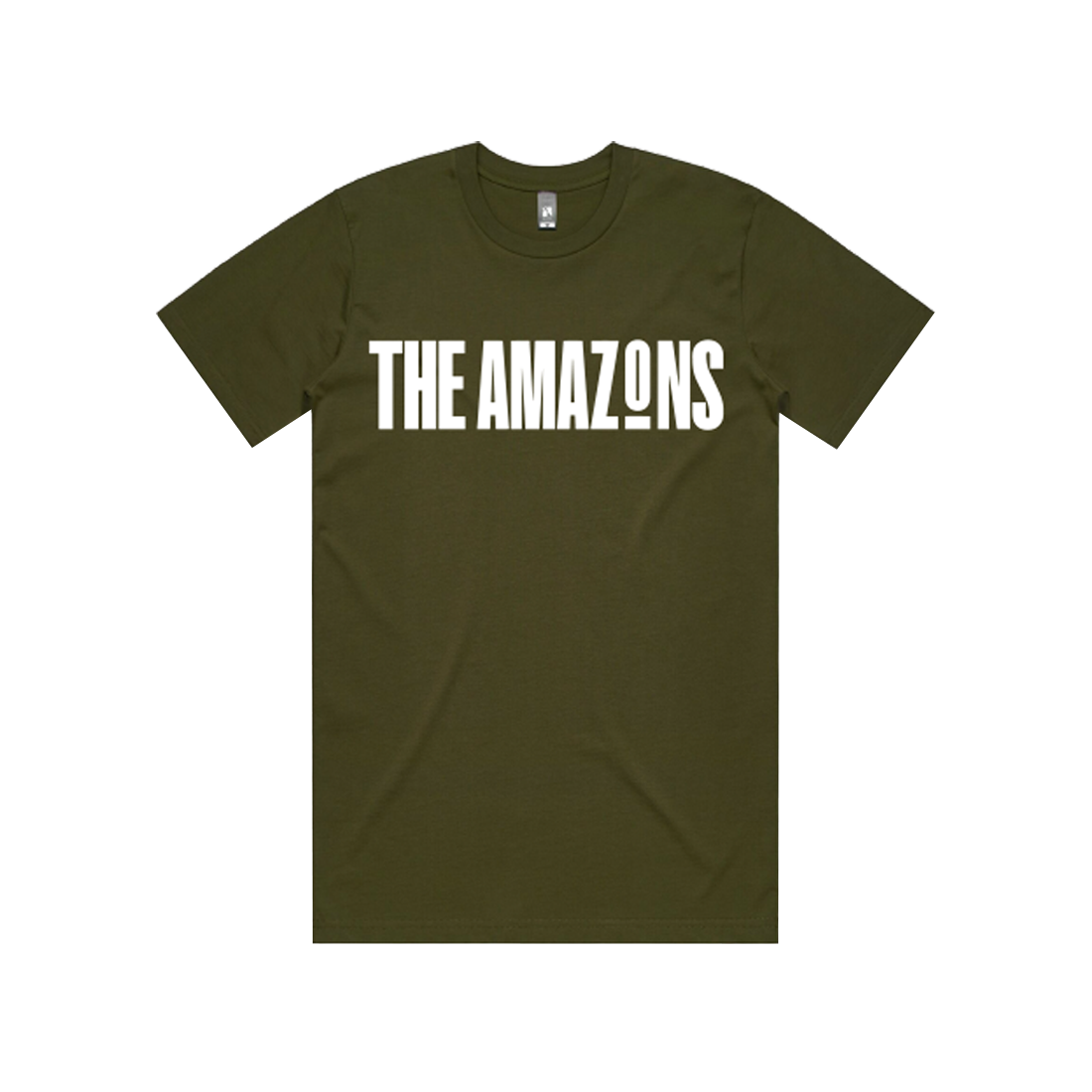 The Amazons - Army Green Logo Tee