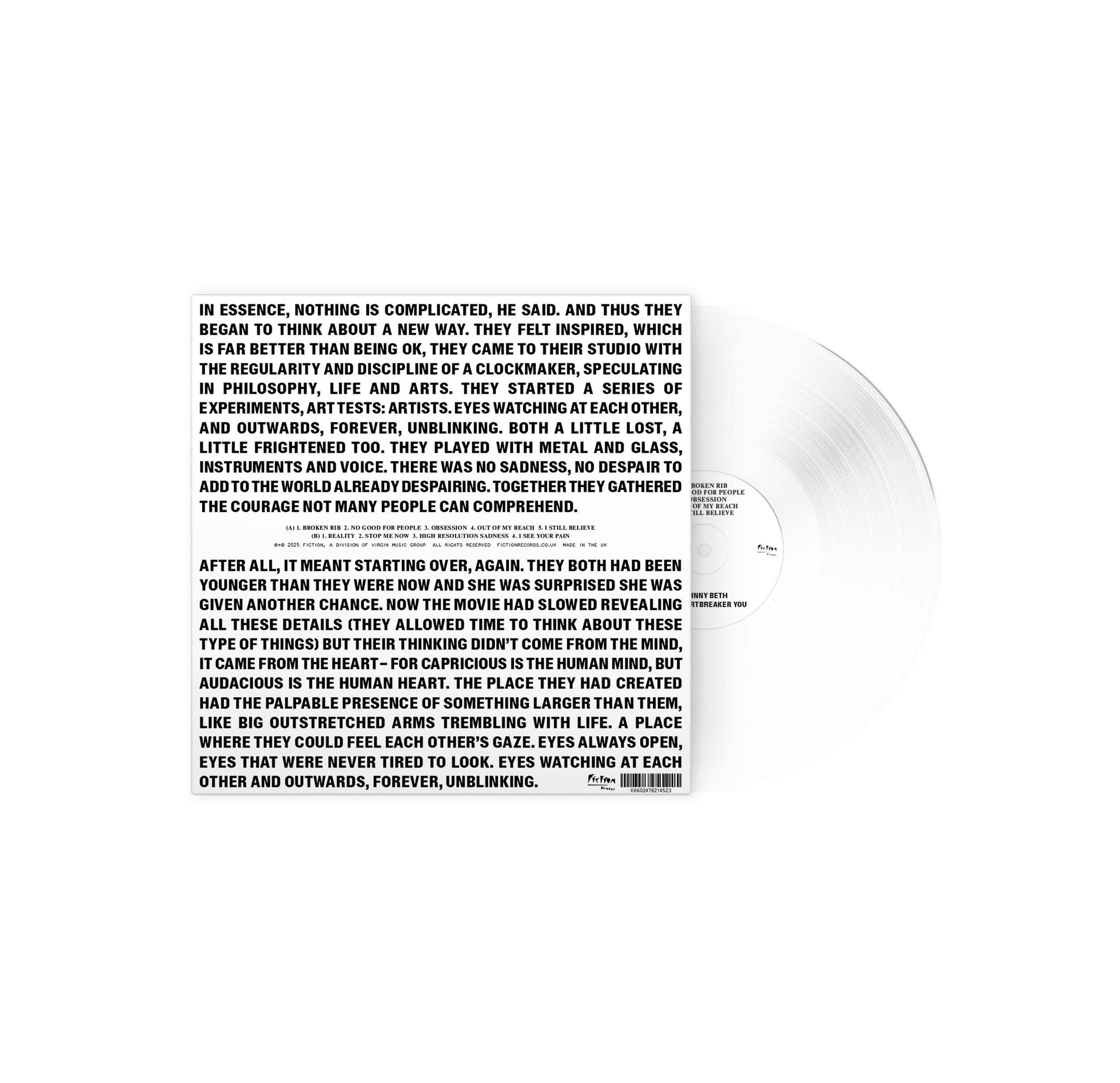 Jehnny Beth - You Heartbreaker, You: Limited White Vinyl LP